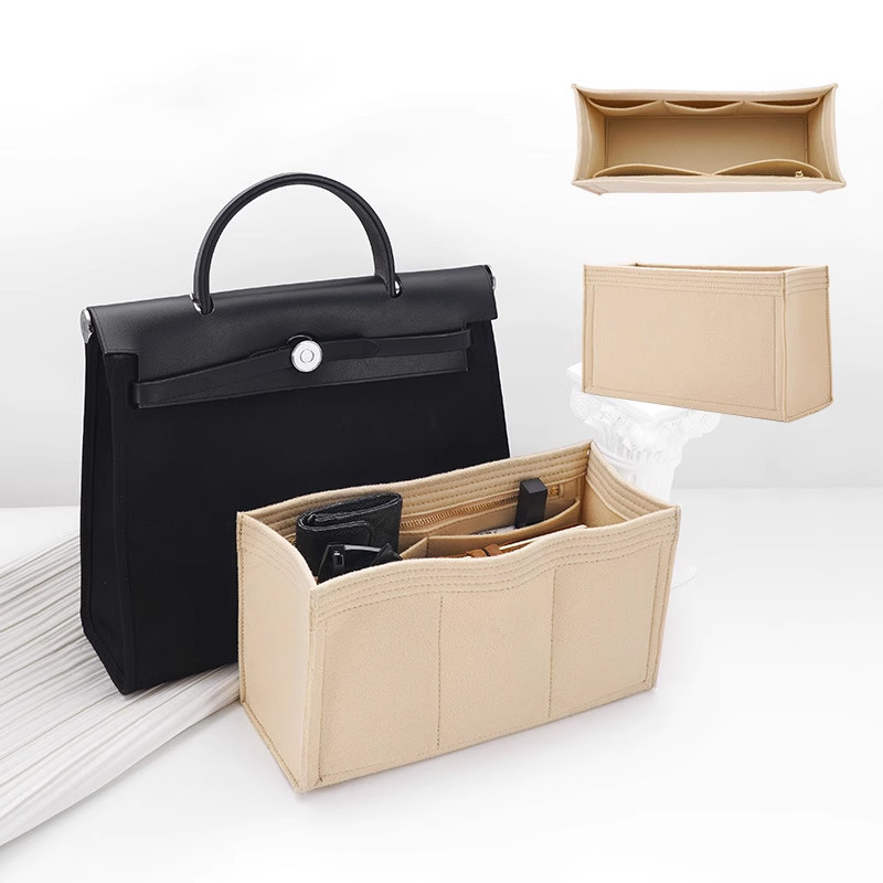 【品質現貨 包包配件】適用H家herbag31中包內袋 收納內襯袋化妝包包撐配件
