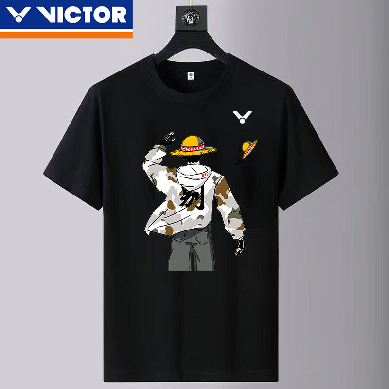 Victor Shirts 羽毛球球衣男女童運動上衣速乾網球球衣排球比賽訓練球衣夏季透氣比賽球衣