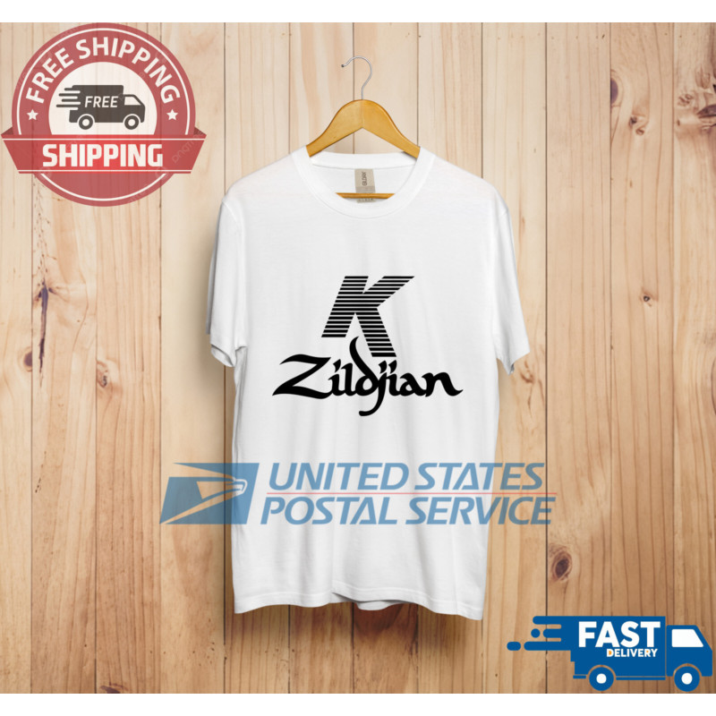 K Zildjian Percussion Drums 徽標 T 恤男士 T 恤尺寸 S 至 5XL