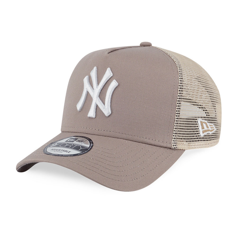 紐約洋基隊 MLB Color Era Ash Brown 9FORTY A 框架卡車司機後扣帽