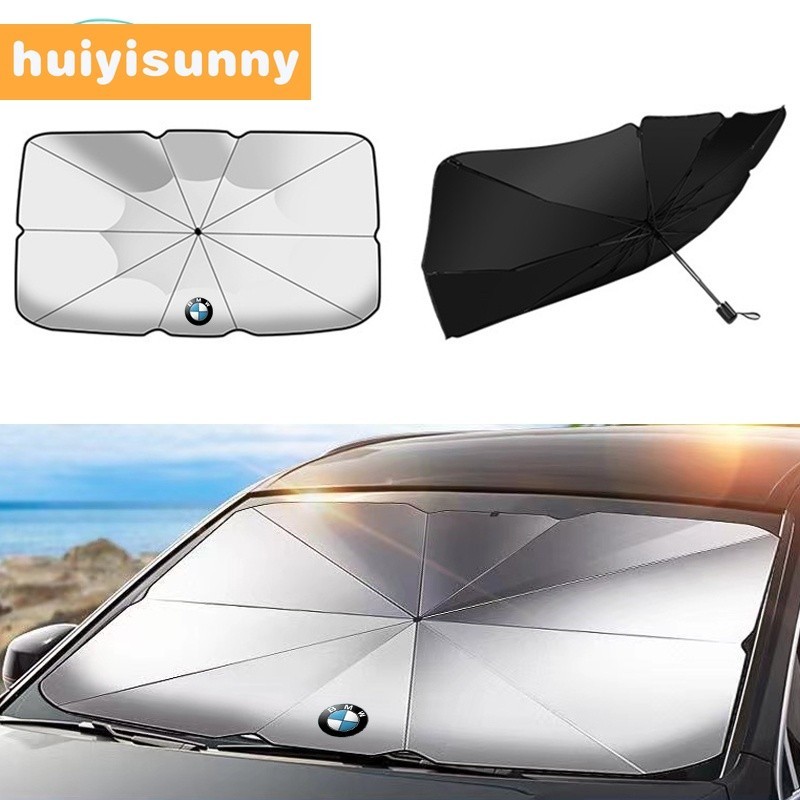 BMW Hys 汽車遮陽罩可折疊汽車遮陽傘汽車陽傘汽車配件內飾適用於寶馬 3 218I E46 E36 M6 X7 Z3