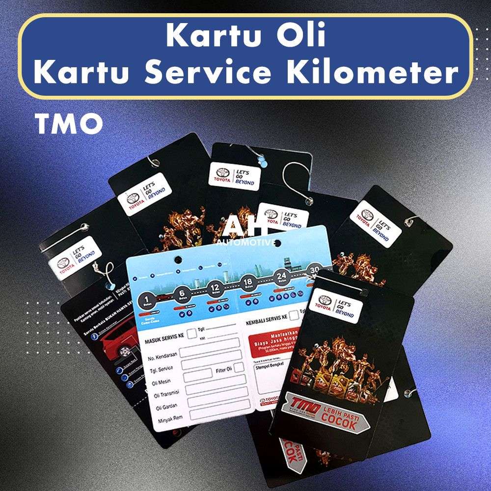 油卡服務卡公里tmo豐田油標服務標籤指示器換油提醒