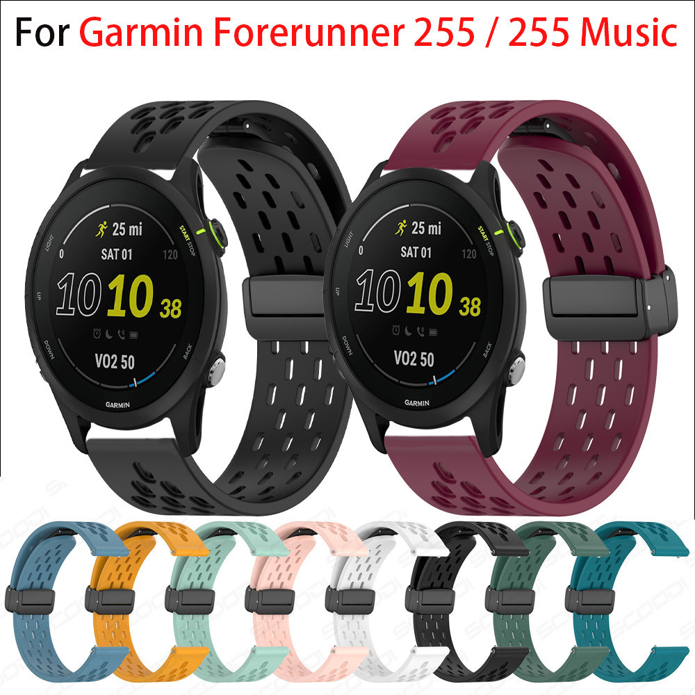 磁性扣錶帶 適用於 Garmin Forerunner 965 955 265 255 智慧手錶