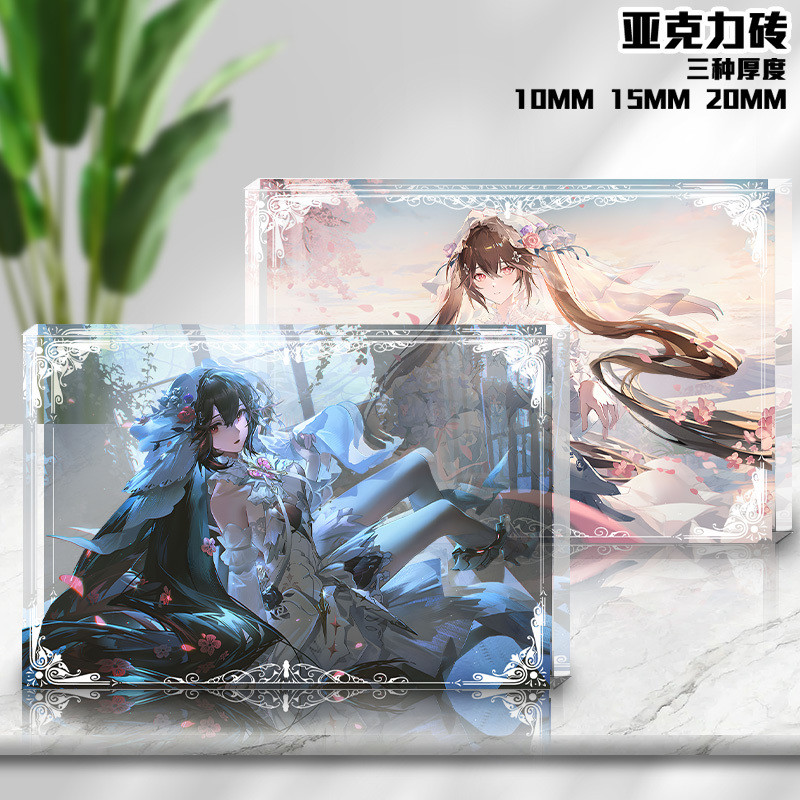 【潮玩精品摆件】露西亞戰雙帕彌什玫瑰誓約係列亞剋力卡磚婚禮紀念遊戲擺件立牌男