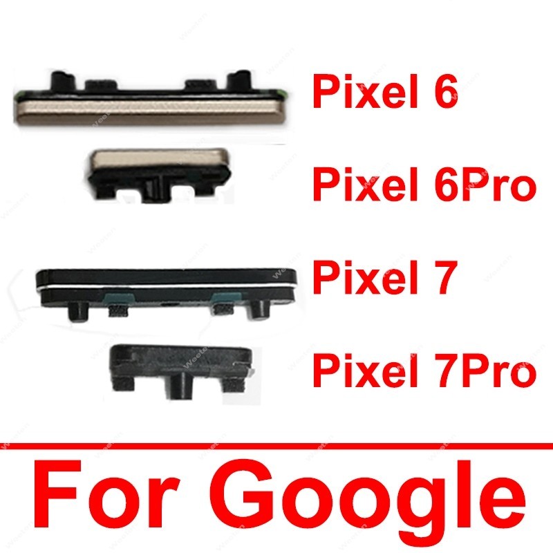 1x 適用於 Google Pixel 6 7 Pro 6pro 7pro 開關電源音量側鍵音量電源按鈕維修零件