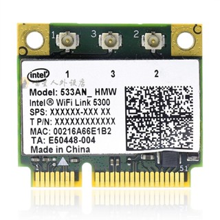 原裝通用版 Intel 5300AGN 半高筆記本PCI-E 內建無線網絡卡