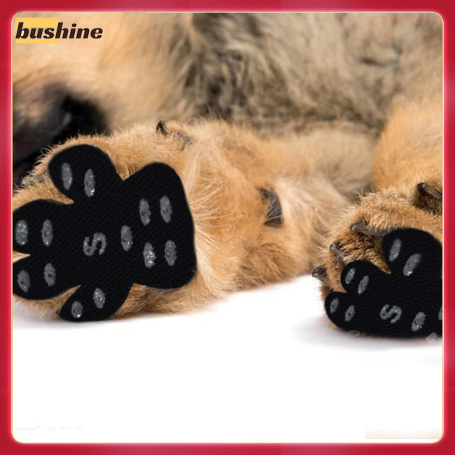 Bushine 4 件寵物狗爪保護牽引墊防水透氣防滑耐磨鞋靴襪