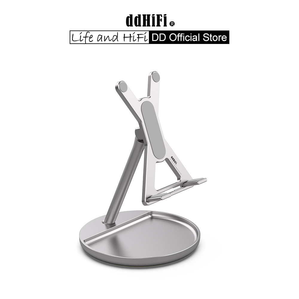 Dd DdHiFi HS110 HiFi 桌面支架,適用於智能手機和音樂播放器,AL6063 鋁合金和矽膠防滑墊