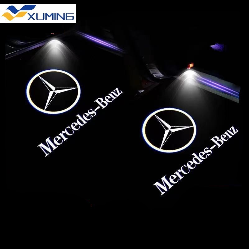 Xm-2x Led 車門燈投影儀標誌迎賓燈適用於梅賽德斯奔馳 W205 W176 W177 V177 W247 W246