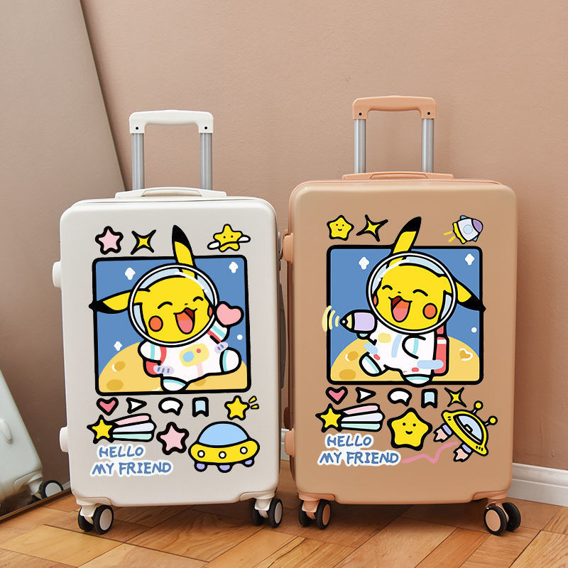 【PD】卡通 皮卡丘 行李箱貼紙 神奇寶貝旅行箱 拉桿箱 貼畵 貼紙