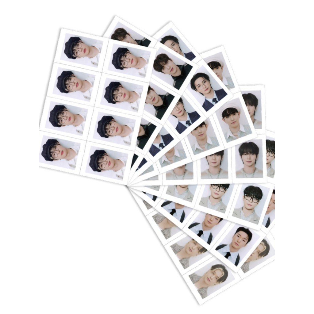 Kpop ATEEZ 2024 SEASON'S GREETINGS 照片照片卡學校證件照片高清集體卡