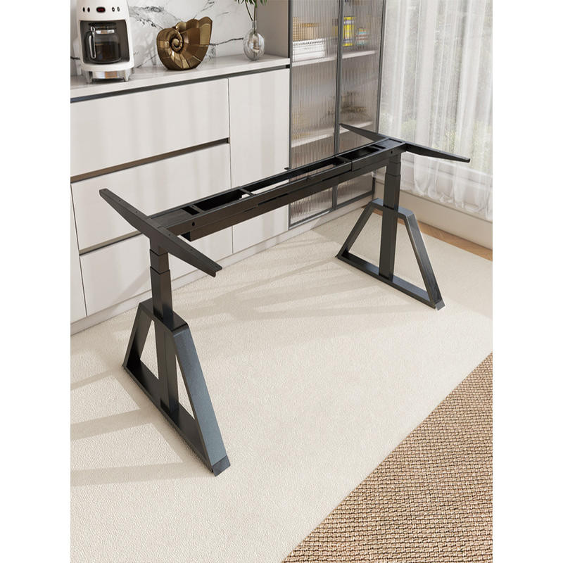 書桌|電腦桌偉博德美DFmax電動升降桌架可升降桌腿辦公桌實木岩板雙人工作台