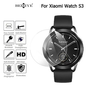 XIAOMI XIAOMI MI 適用於小米手錶 S3 的玻璃智慧手錶螢幕保護膜適用於小米手錶 S3 的防刮鋼化玻璃保護