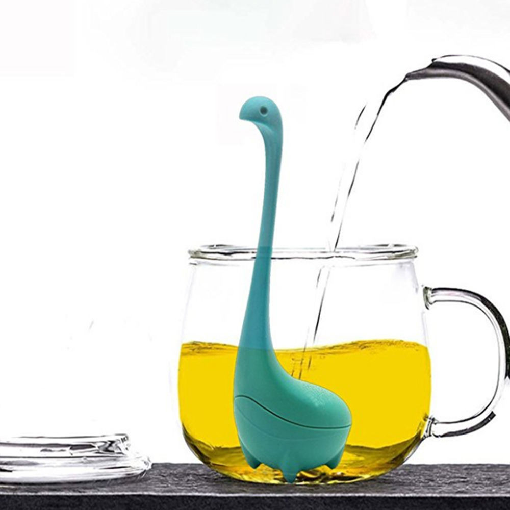 «茶漏» 現貨 新尼斯湖水怪泡茶器矽膠創意茶葉 過濾器 可愛 茶漏 茶包茶具泡茶神器