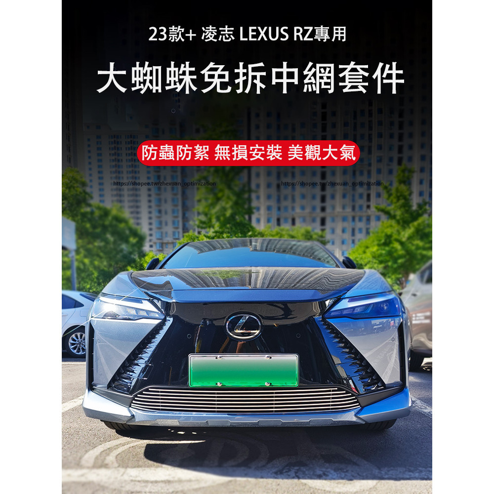 凌志 LEXUS RZ450e 防蟲網 前臉中網飾條 外觀改裝