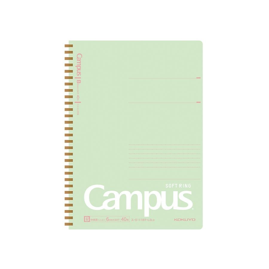 KOKUYO Campus軟線圈筆記本/ 點線/ B罫/ B5/ 礦石綠 eslite誠品