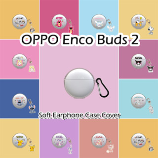 [imamura] 適用於 OPPO Enco Buds 2 Case 透明卡通皮卡丘軟矽膠耳機套外殼保護套