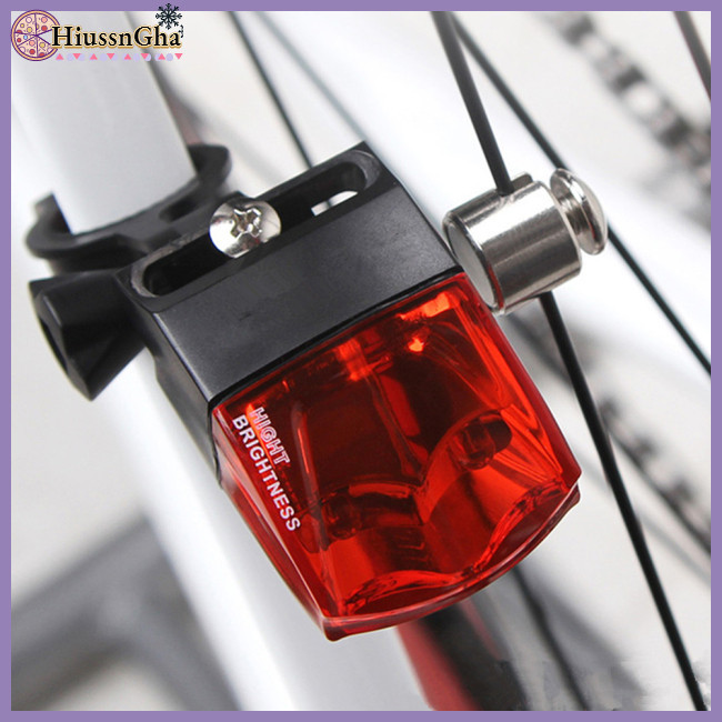 Lo自行車尾燈防水磁力發電警示燈自行車裝備配件