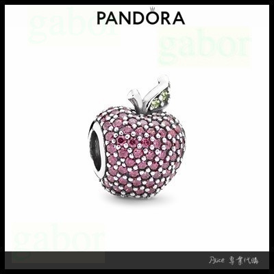 Alice專業代購 Pandora 潘朵拉 紅色密鑲蘋果串飾 愛情 情侶 祝福 送女友 情人節 禮物 791485CFR