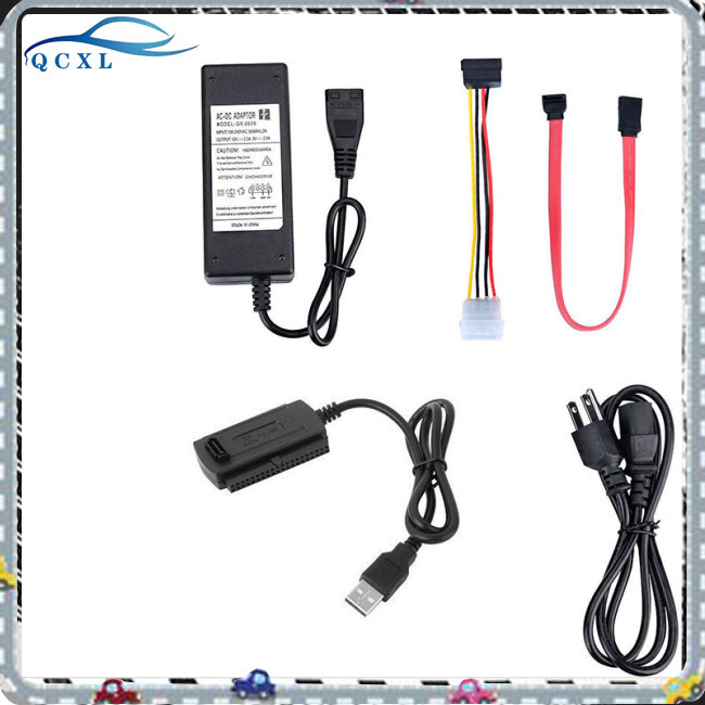 用於硬盤驅動器磁盤的 USB 2.0 到 SATA/PATA/IDE 適配器轉換器電纜