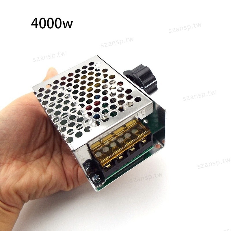 4000w 220V AC 可控矽調光器調光器電動機調速器電子電壓調節器調光器恆溫調節器 TWA1