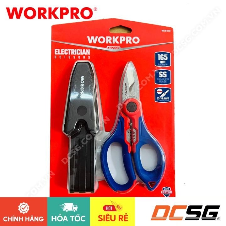 多功能電工剪刀 6.5"-165mm WORKPRO WP294003 Dcsg