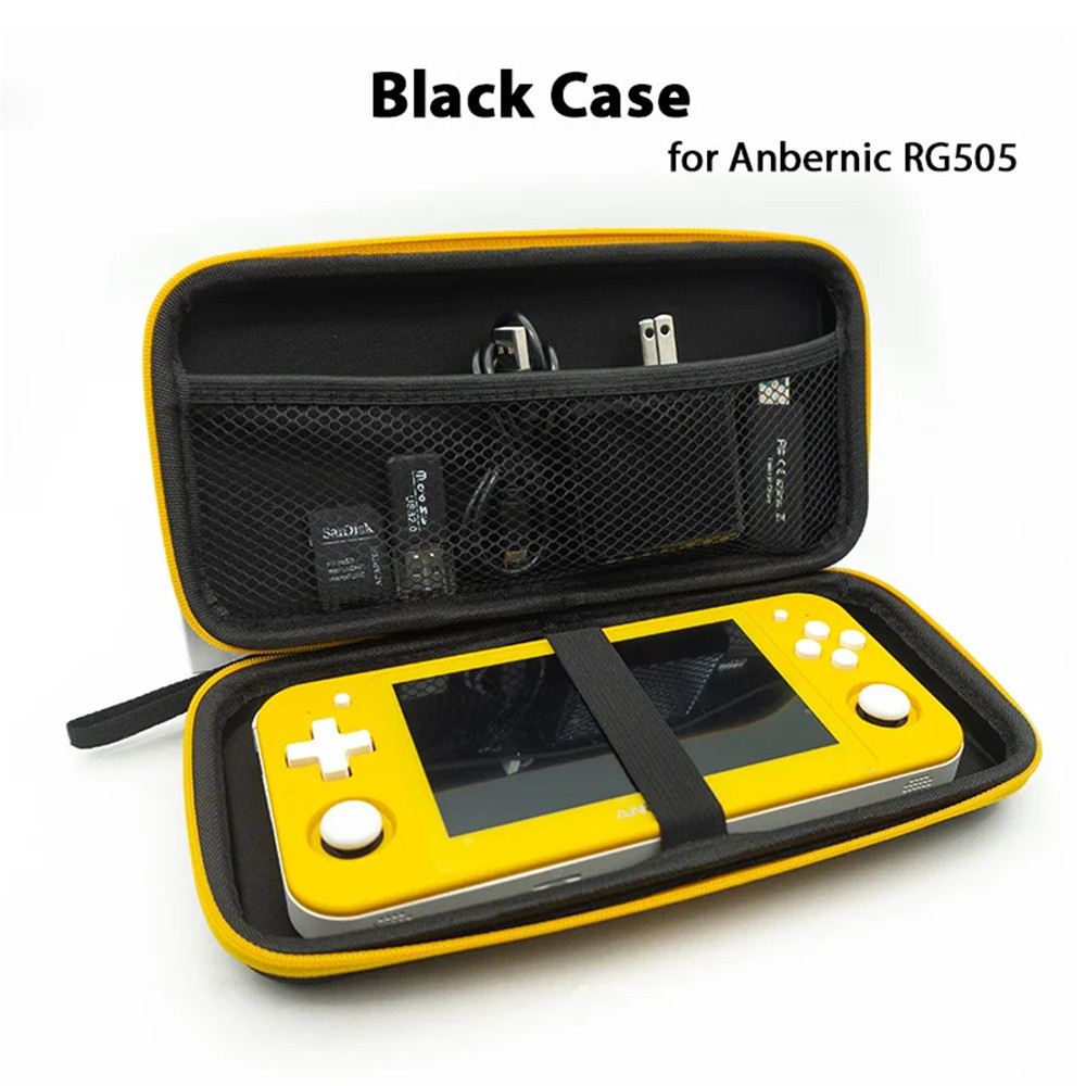 適用於Anbernic RG505 遊戲機收納包迷你便攜 Blace 保護包適用於5寸復古視頻遊戲機收納便攜包