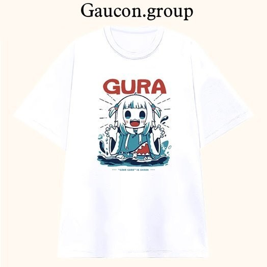 熱 💥 Hololive Gawr Gura Shark 短袖 T 恤