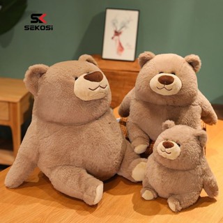 小熊毛絨玩具可愛胖棕熊公仔北極熊娃娃抱枕毛絨熊玩偶多種顏色