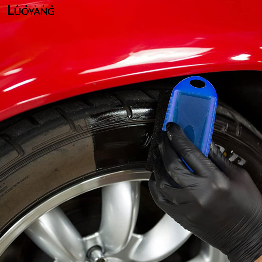 洛陽牡丹 洗車用品 輪胎刷子 輪轂刷 汽車美容專用工具 拋光打蠟海綿刷