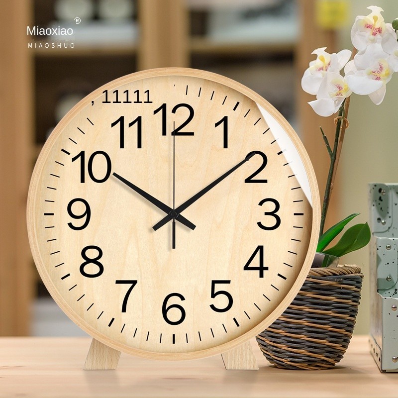 表時鐘客廳擺件現代 北歐簡約臥室擺鐘創意家用 檯鐘  桌面擺臺式座鐘