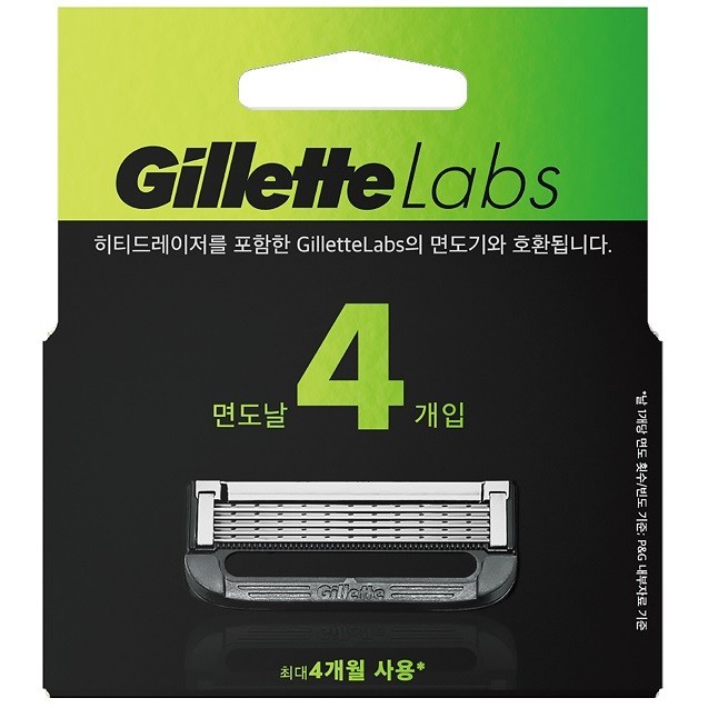 Gillette 吉列Labs極光系列刮鬍刀頭（4刀頭）