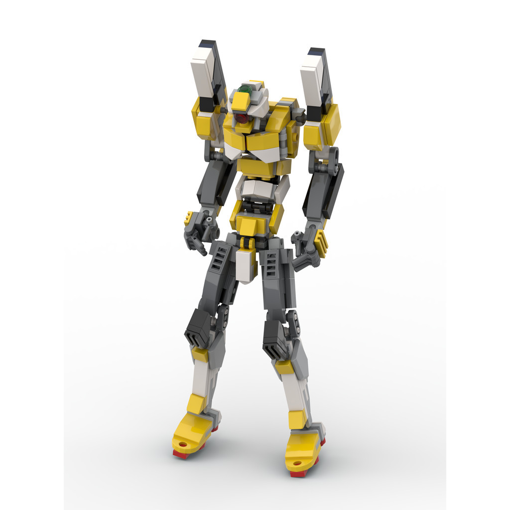 MOC小型機甲外骨骼機器人EVA零號機適用樂高益智拼裝積木玩具擺件