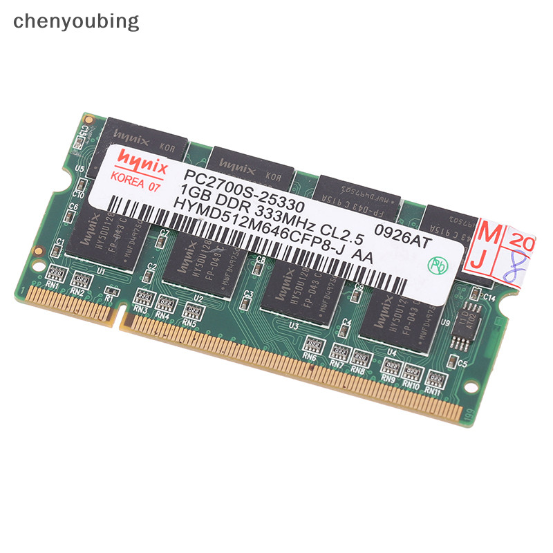 [chenyoubing] 1gb DDR1 筆記本電腦內存 Ram SO-DIMM 200PIN DDR333 PC