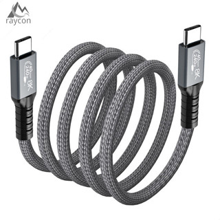清倉促銷! Usb 4.0 數據線相容 Thunderbolt 4 Type C 雙頭 8k 數據線 40gbps Pd