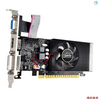 Jingsha GT730 顯卡 4GB/GDDR3/128bit 內存 700MHz 核心頻率兼容 VGA+DVI+H