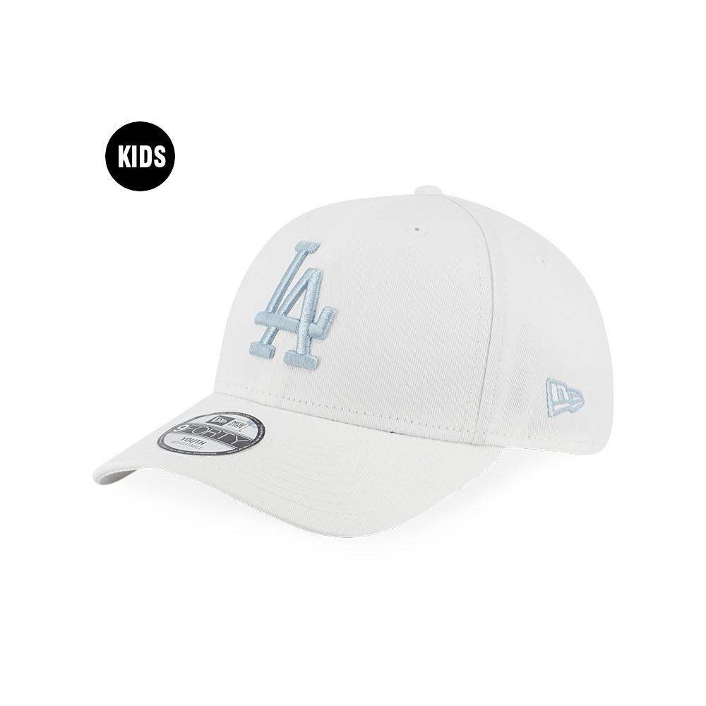 洛杉磯道奇隊 MLB Color Era White 9FORTY 青少年兒童可調節帽子