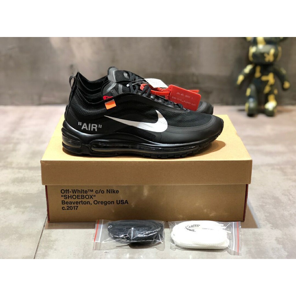 優先品質 OW OFF White X NIKE Air Max 97 TT 黑色 聯名限量 AJ4585001