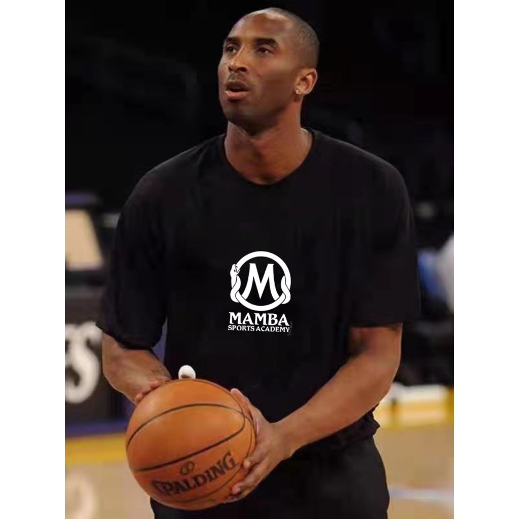 現貨曼巴學院籃球短袖紀念科比曼巴精神運動t恤男女學生同款加大碼運動精品t恤