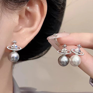 高級感浪漫星球珍珠耳環小眾精緻韓系耳飾時尚輕奢耳環