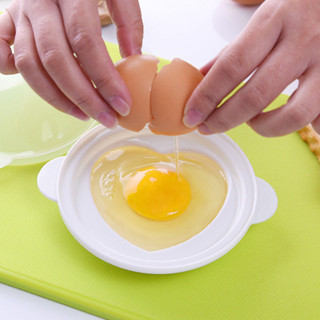 【煎蛋、煮蛋模具】日本進口微波爐蒸蛋模具煎蛋神器愛心荷包蛋模具DIY早餐雞蛋模型