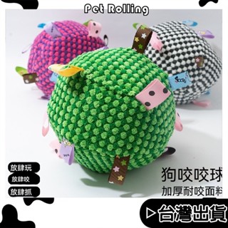 臺灣現貨🔥【Pet Rolling】🔥寵物玩具球 狗狗耐咬玩具 狗狗玩具 寵物訓練互動玩具 磨牙啃咬玩具 發聲玩具