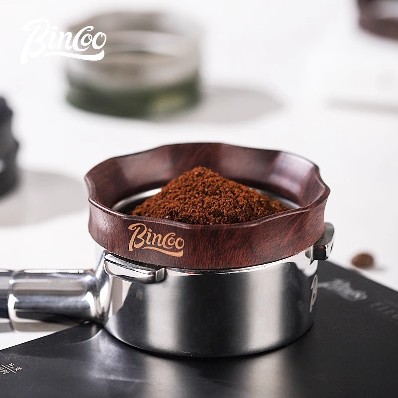 【48小時發貨】Bincoo咖啡接粉環咖啡機手柄51mm/58mm接粉器磁吸布粉環防飛粉圈