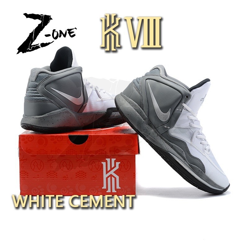 高品質籃球鞋 Kyrie Irving 8 英寸白色水泥“GS NBA 籃球鞋運動鞋男帶盒