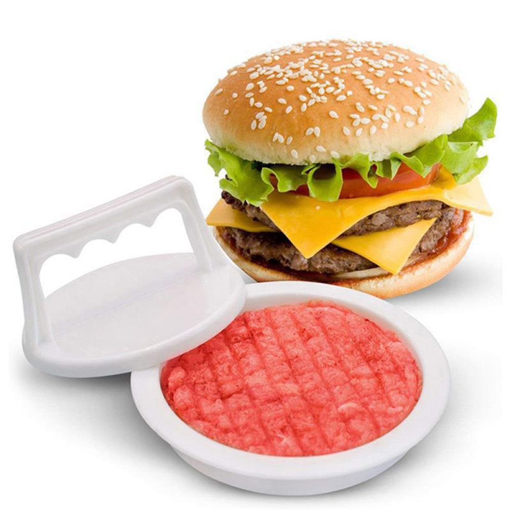 1 件裝漢堡壓榨機填充漢堡壓榨機塑料肉燒烤派對燒烤漢堡機模具漢堡機廚房工具