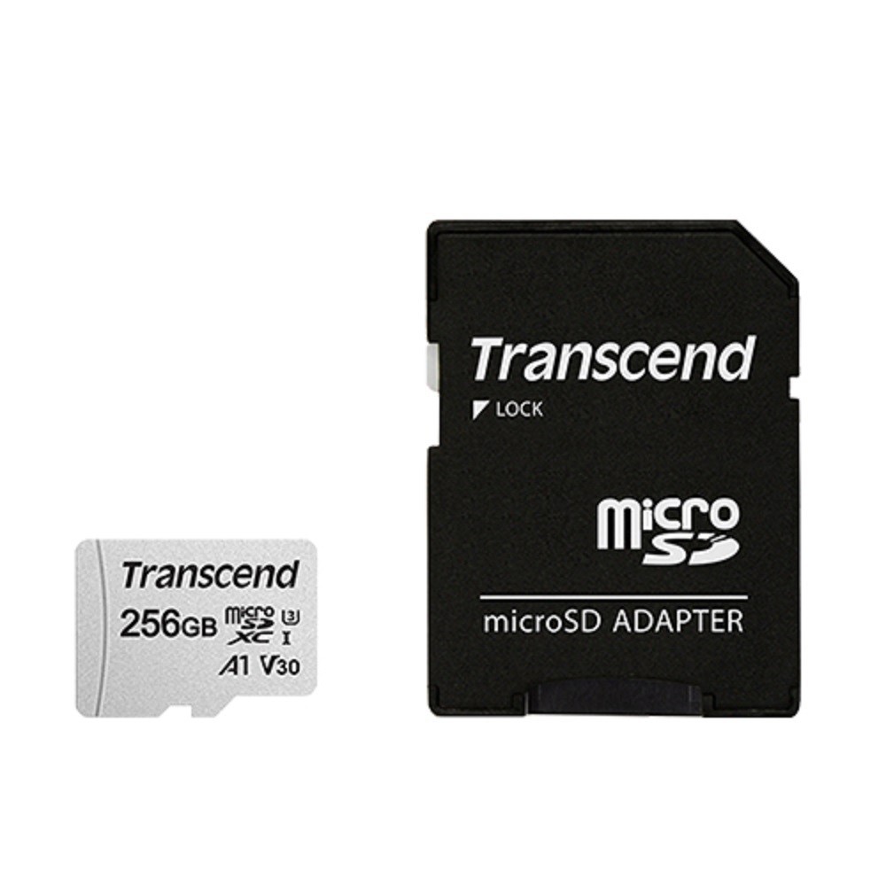 【Transcend 創見】microSDXC/SDHC 300S 256G 記憶卡 附轉卡