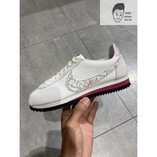 特價 NIKE CLASSIC CORTEZ LEATHER 白紫 阿甘鞋 休閒 運動 女款 CI7854-100