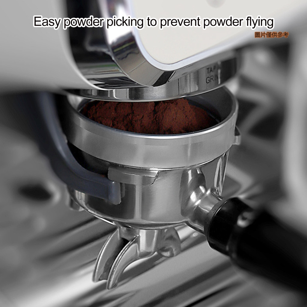 [妙妙屋]AMZ 咖啡接粉環帶磁防飛粉圈 意式咖啡機手柄磨豆機接粉器 布粉器定量環