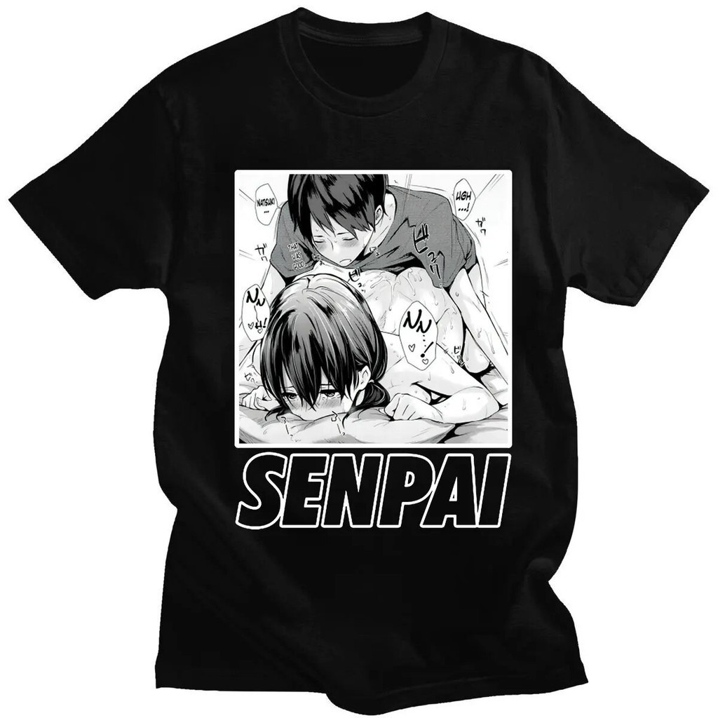 Ready STOCK XS-6XL Vaporwave Hentai Waifu Senpai Ahegao 宅男印花