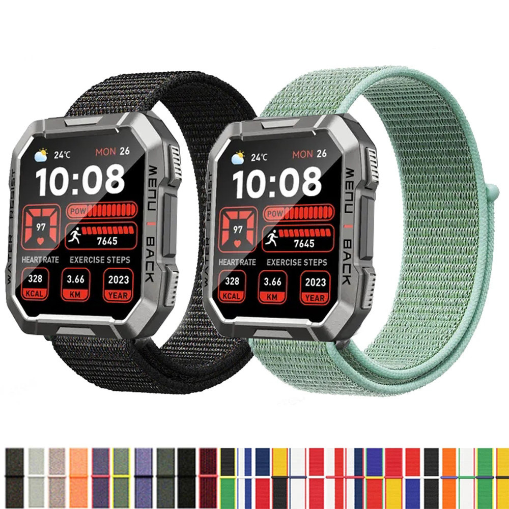 22 毫米尼龍錶帶適用於 OPPO Watch X 智能手錶替換手鍊運動錶帶 Correa 適用於 OPPO Watch